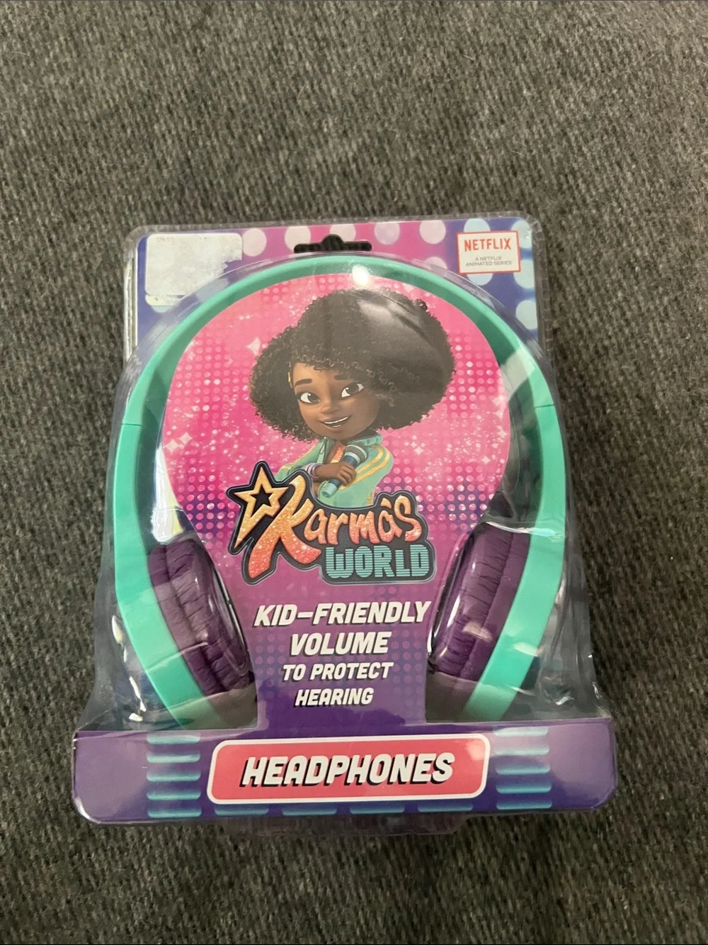 Netflix Kids Headphones - Teal & Purple